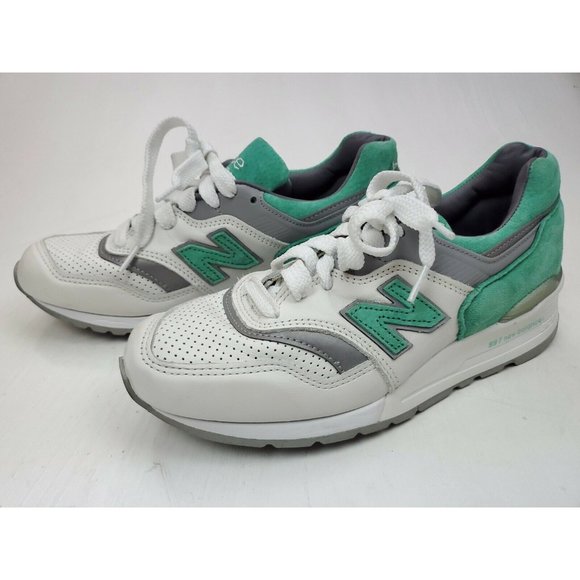 NB New Balance Mens Sz 6.5  Suede 997 Running Shoes Mint M997CMA USA Made main image 5